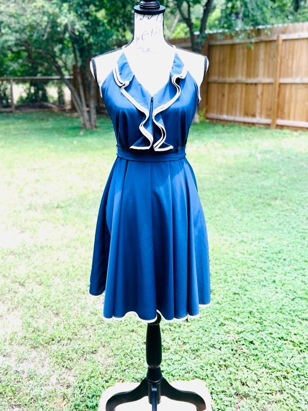 Like New Lauren Conrad Sailor Blue Dress